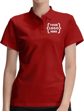 Xiovio Customize Custom Women's Polo Shirts Golf Tees | FrontBack Print, Embroidery Personalized with Text & Logo